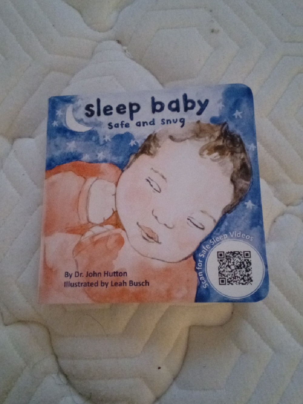 Safe and Snug Board Book - Blue and Peach
